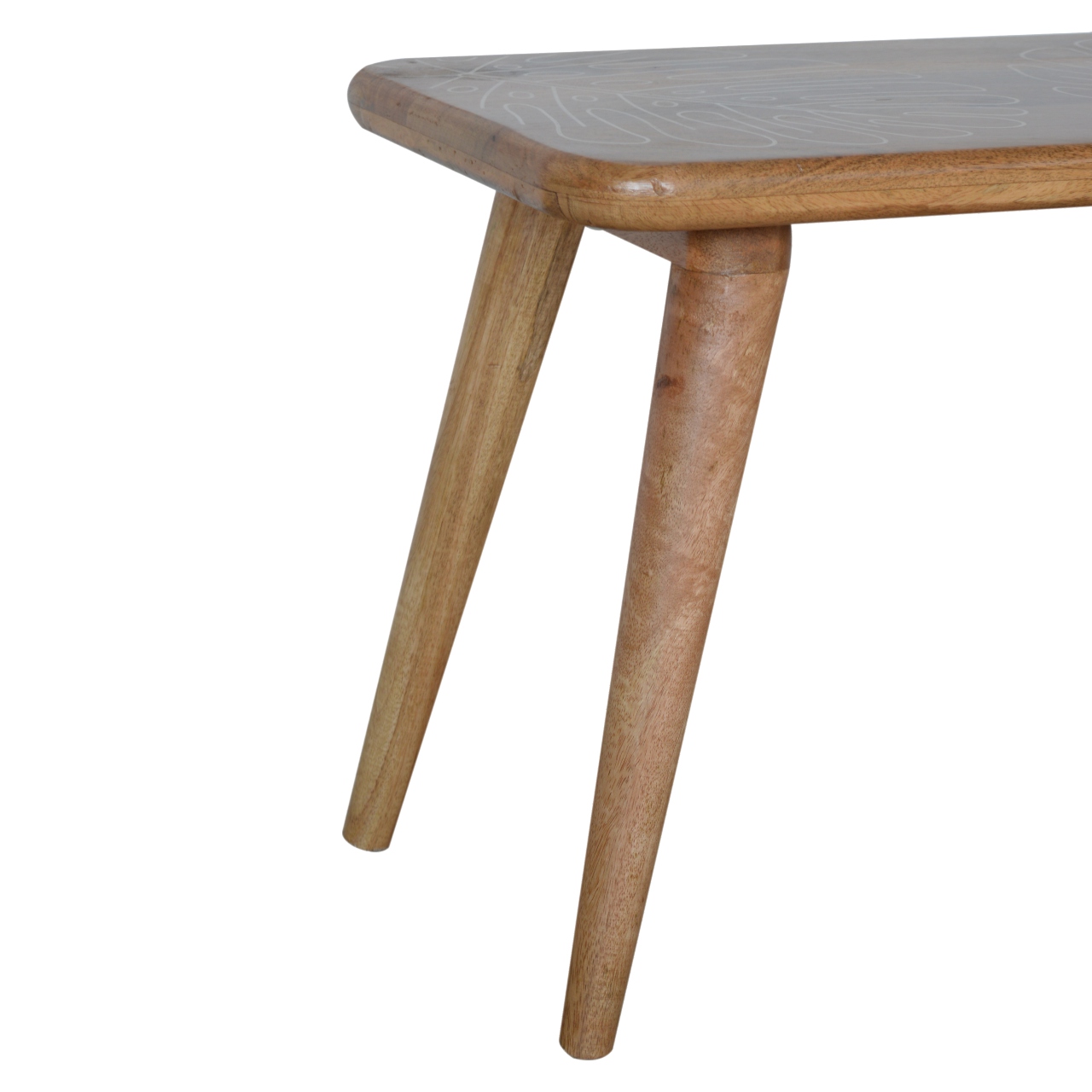 Leaf Resin Print Bench - Image 7