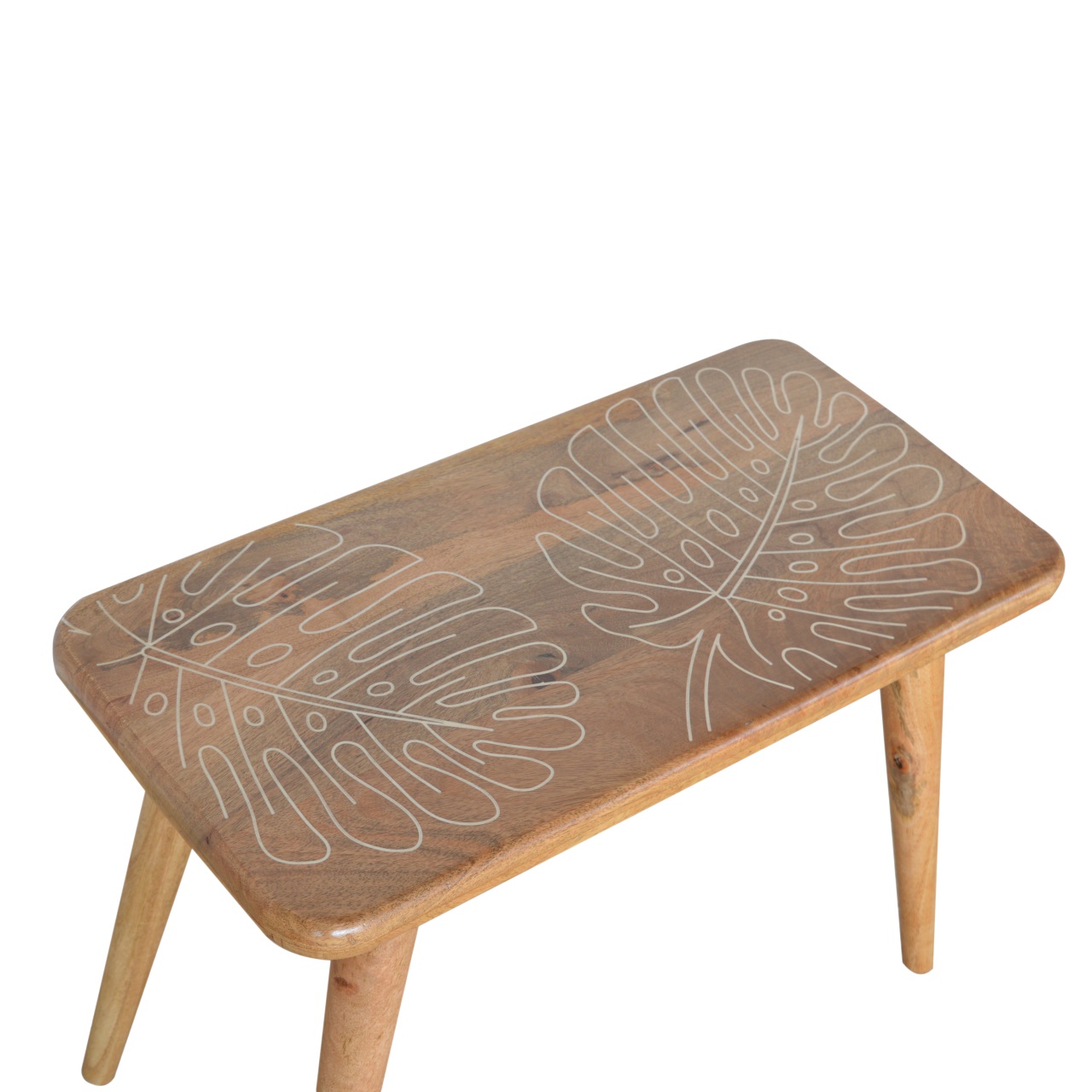 Leaf Resin Print Bench - Image 9