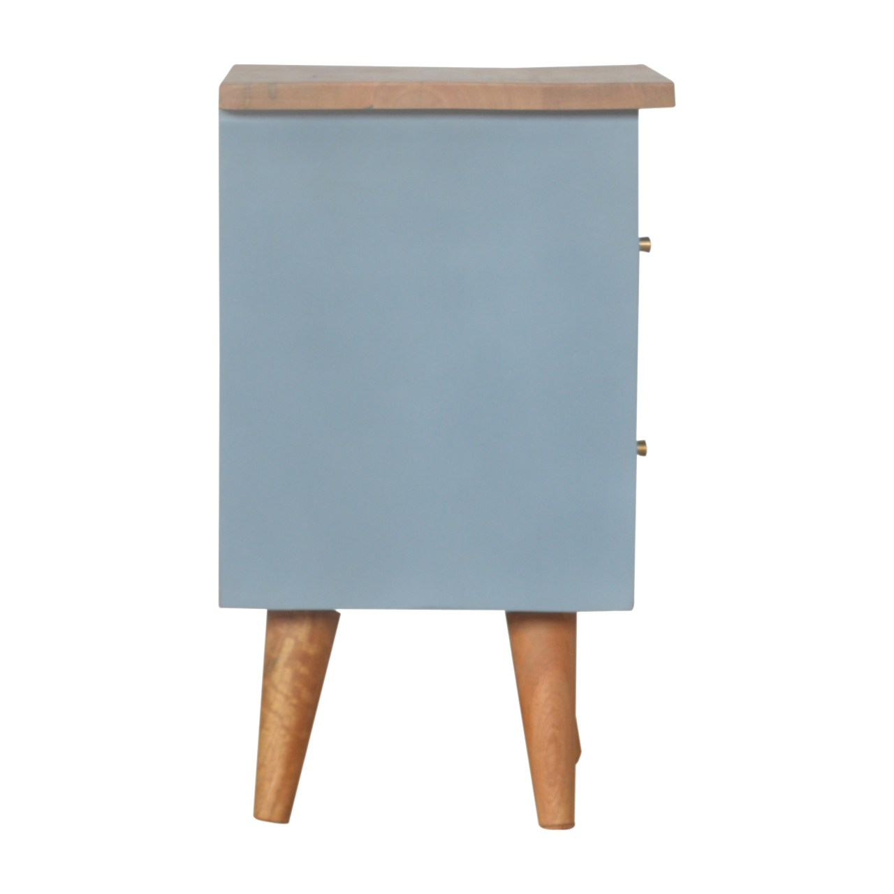 Blue Hand Painted Bedside - Image 3