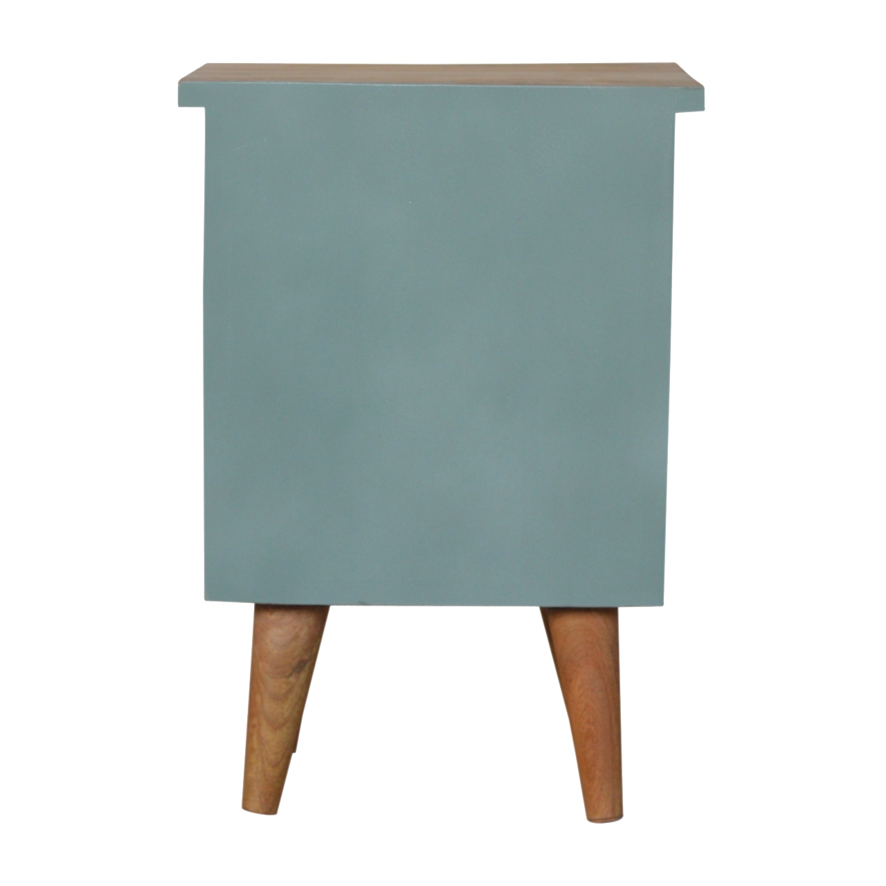 Green Hand Painted Bedside - Image 2