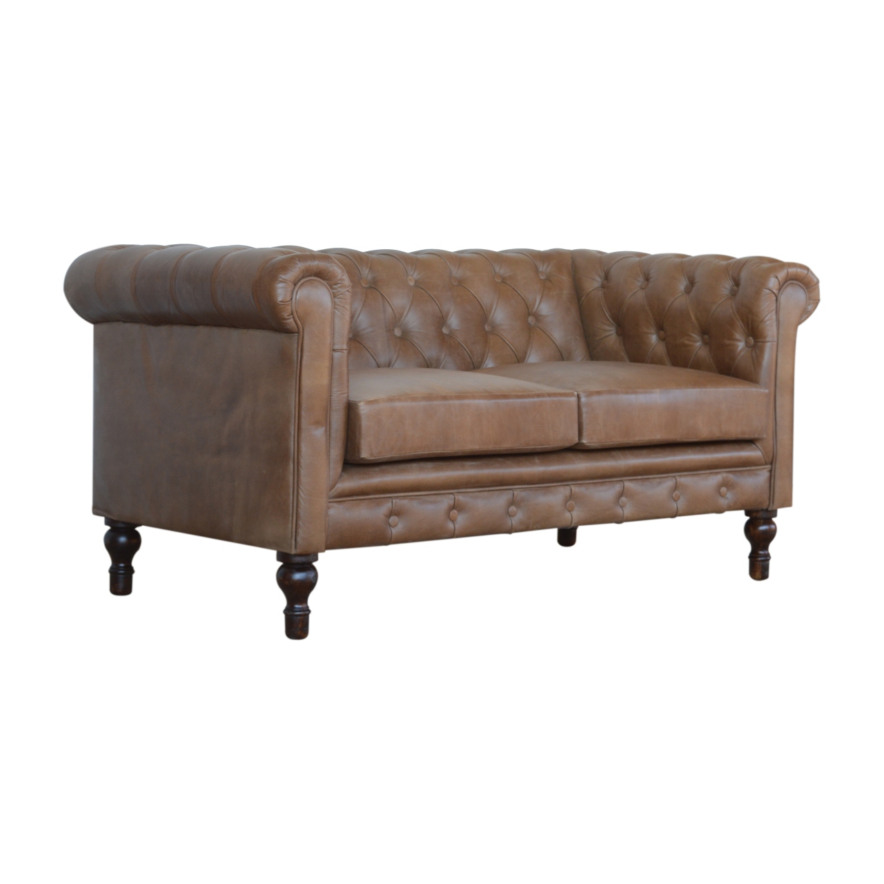 Buffalo Leather Chesterfield - Image 8
