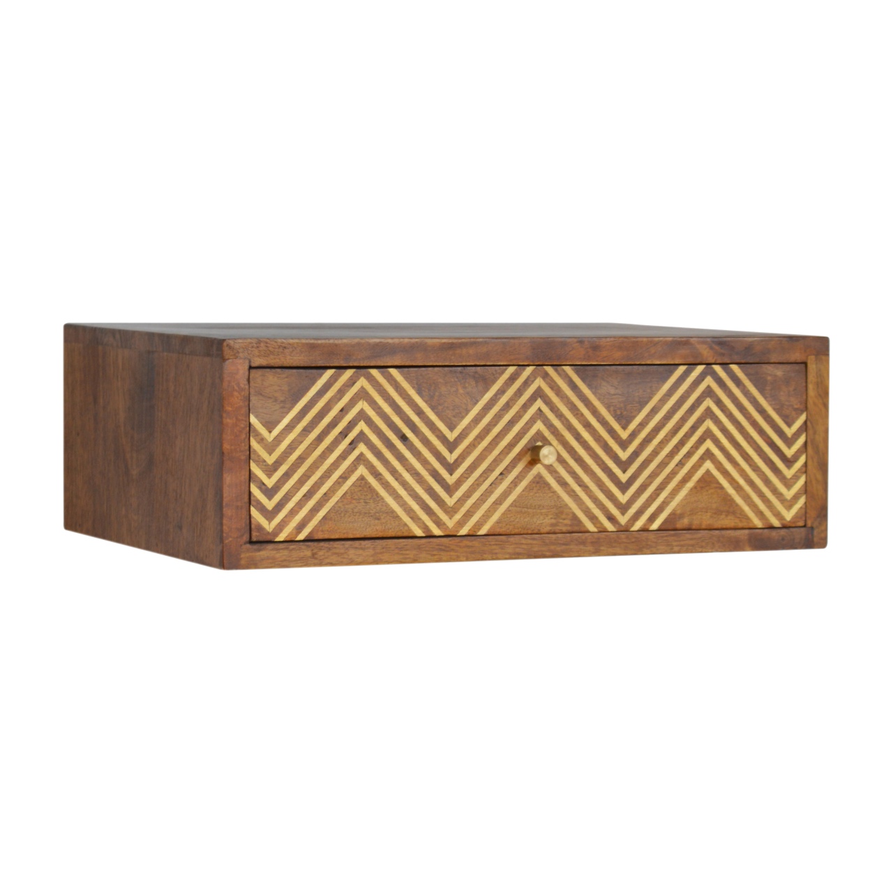 Wall Mounted Chevron Bedside - Image 4