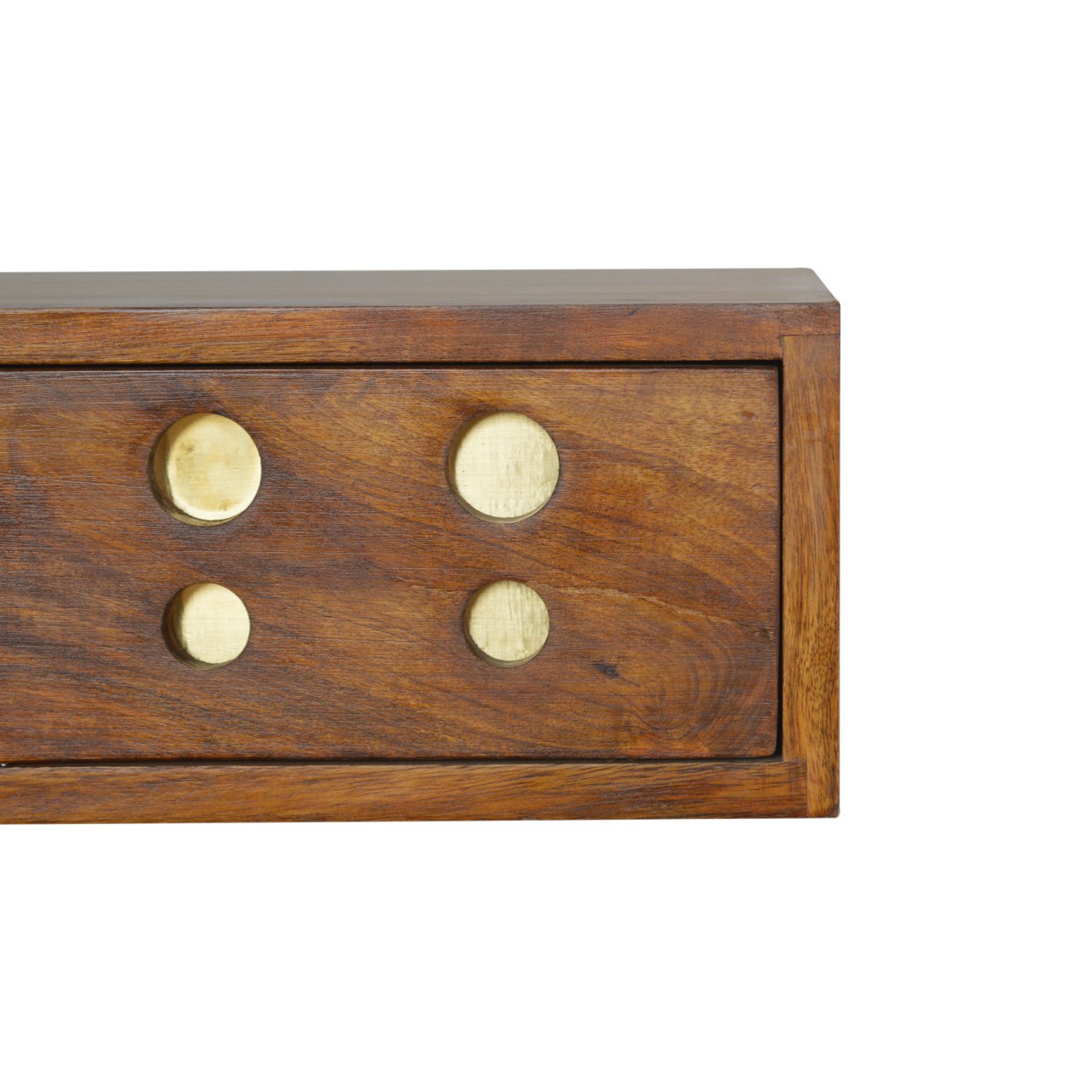 Floating Cut out Brass Bedside - Image 5