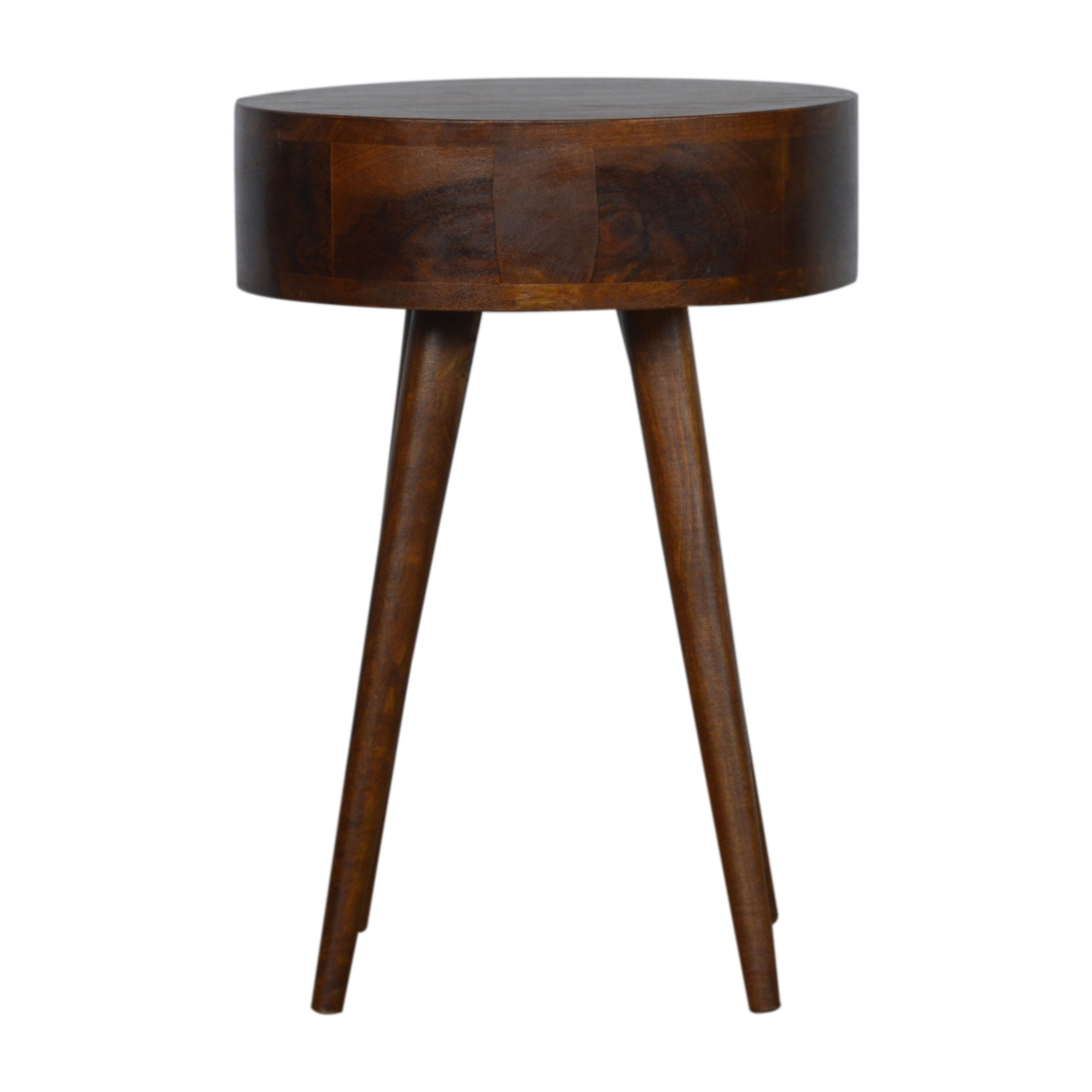 Nordic Chestnut Circular Bedside - Image 9