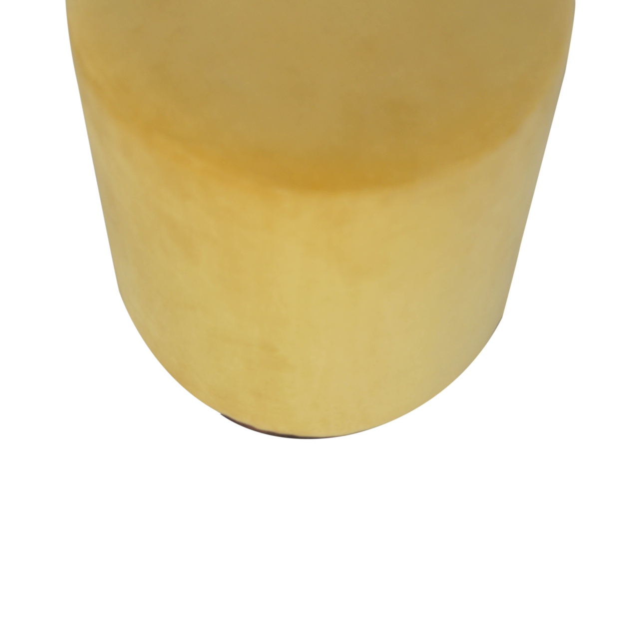Mustard Velvet Wooden Footstool - Image 4