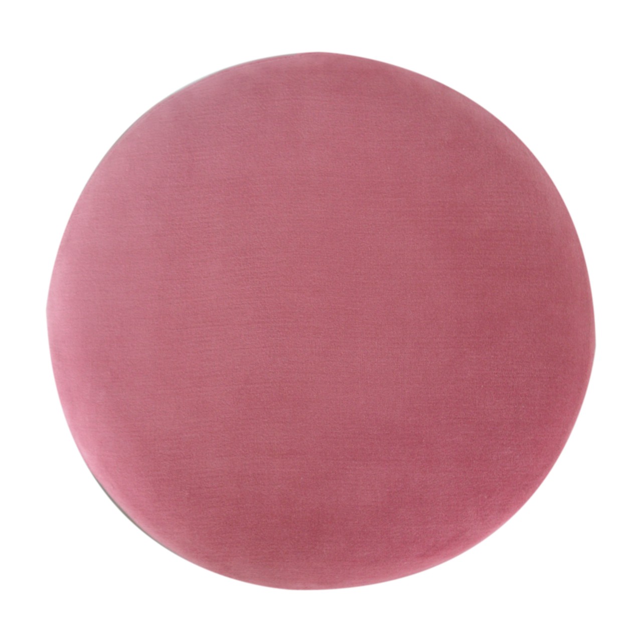 Pink Velvet Wooden Footstool - Image 2