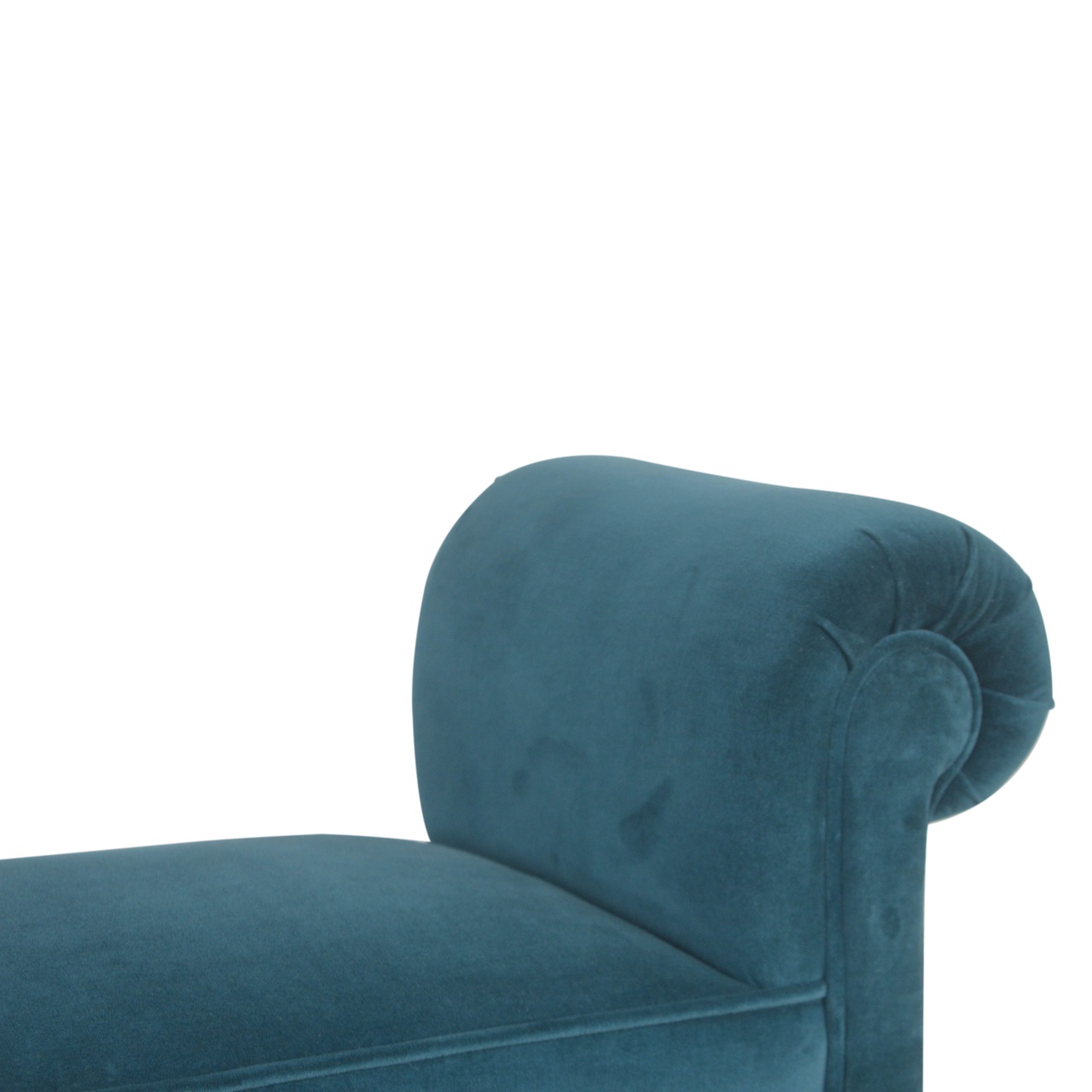 Teal Velvet Bench - Image 7