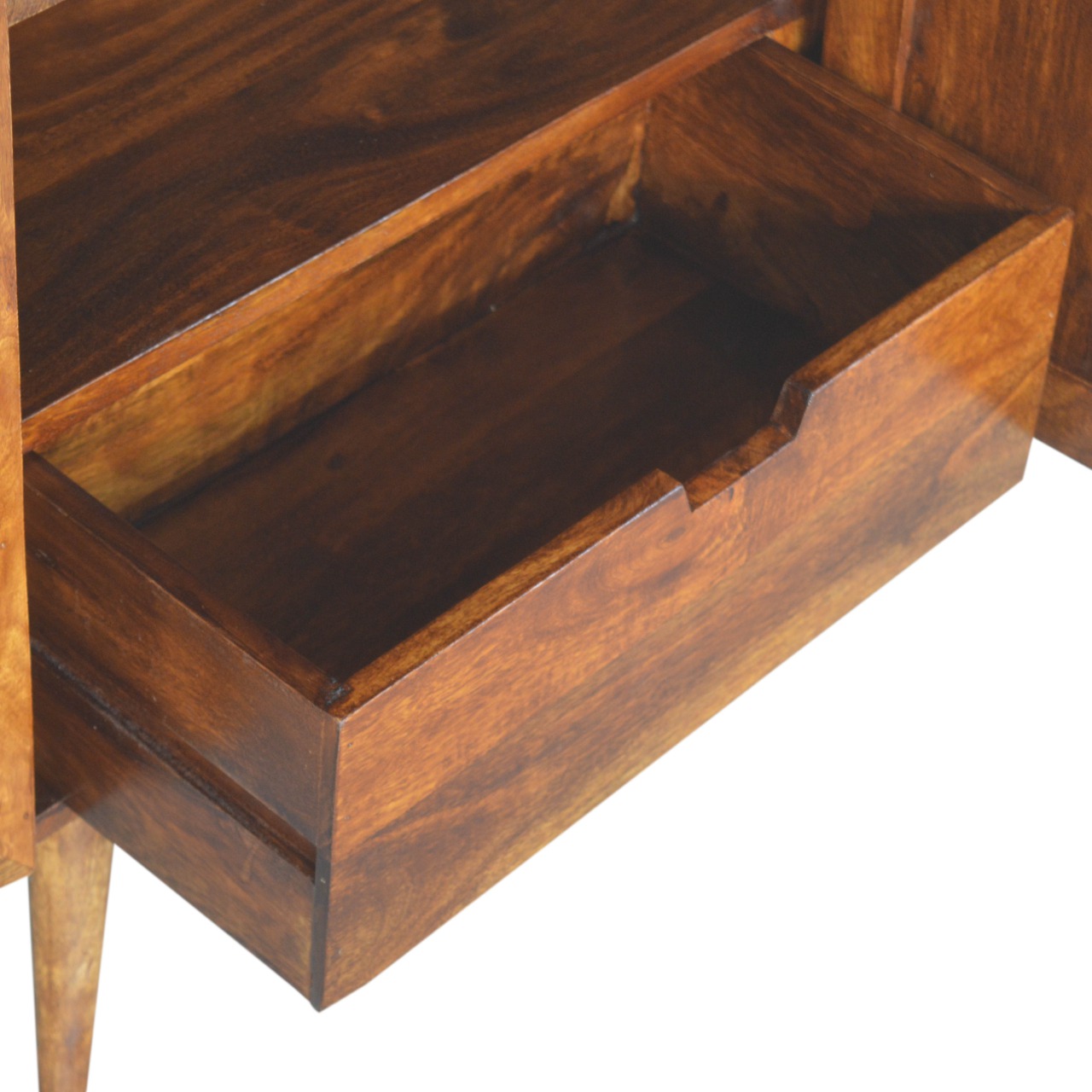 Chestnut Inlay Abstract Cabinet - Image 4