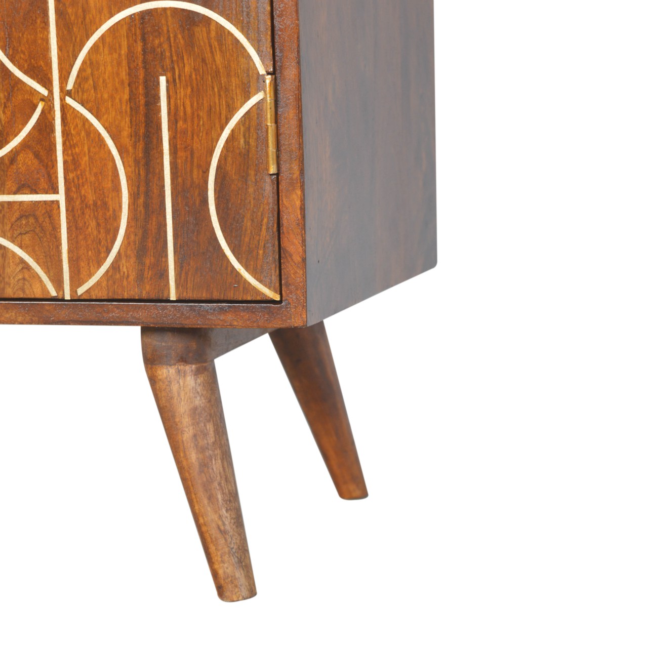 Chestnut Inlay Abstract Cabinet - Image 6