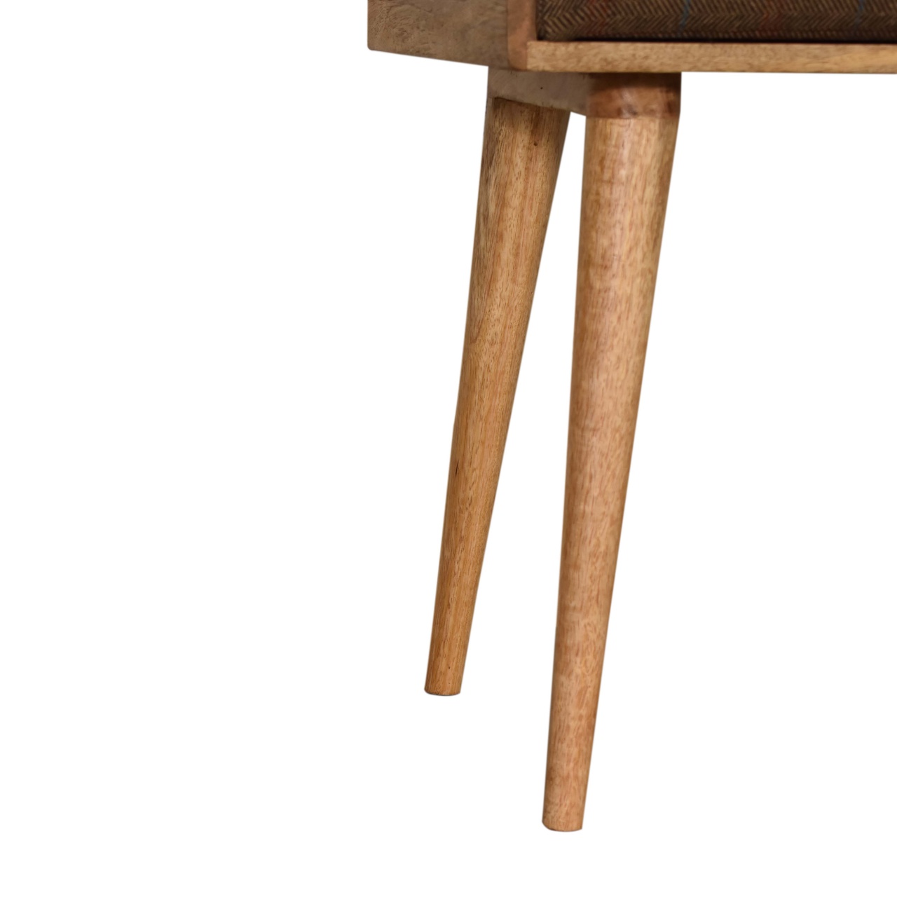 Multi Tweed Tray Style Footstool - Image 6