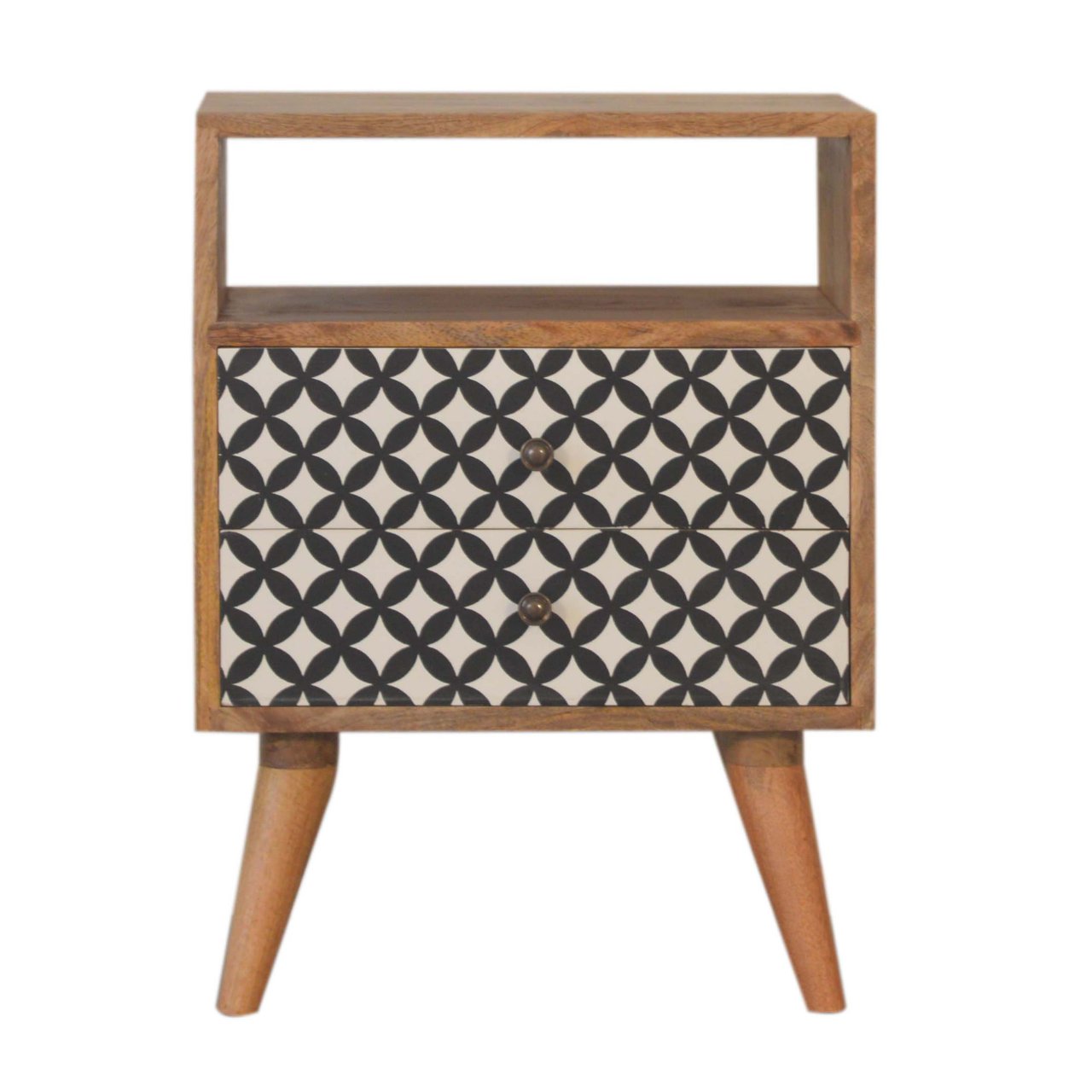 Diamond Print Open Slot Bedside - Image 2