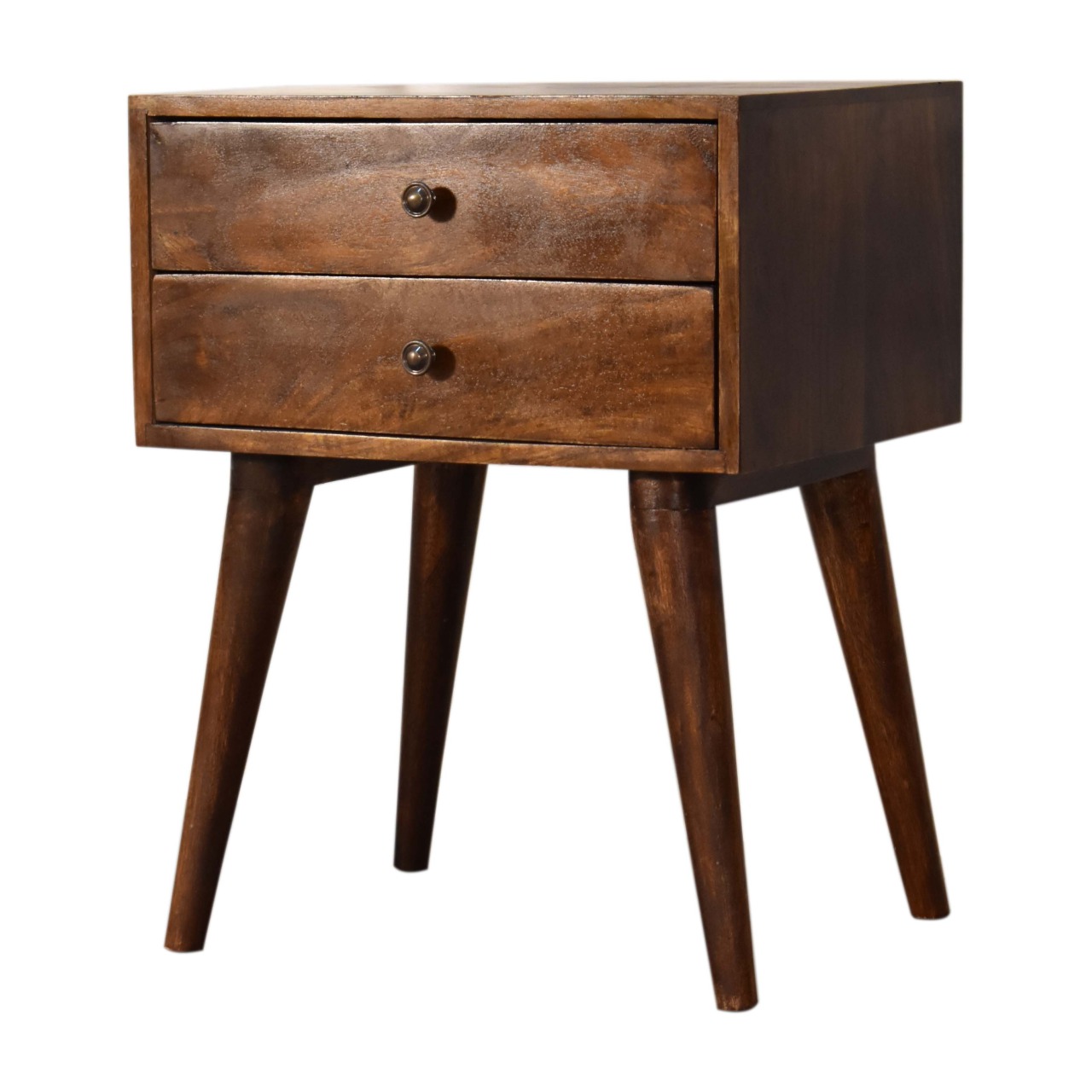 Chestnut Modern Solid Wood Bedside - Image 4