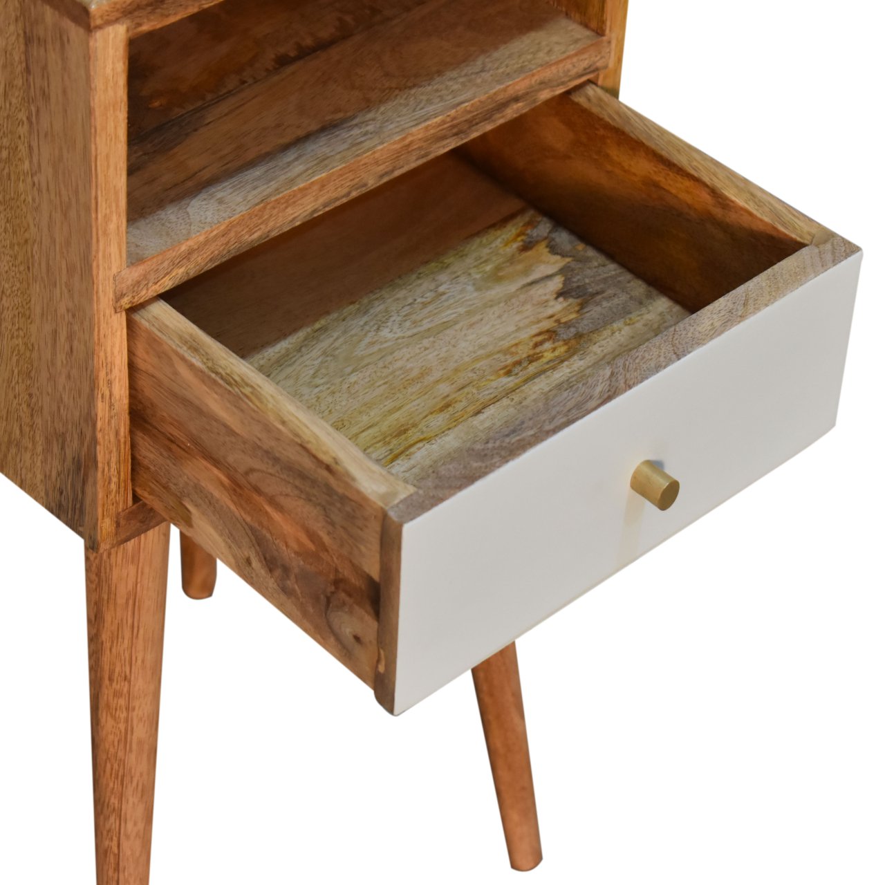 Mini Sky Blue Hand Painted Bedside - Image 7