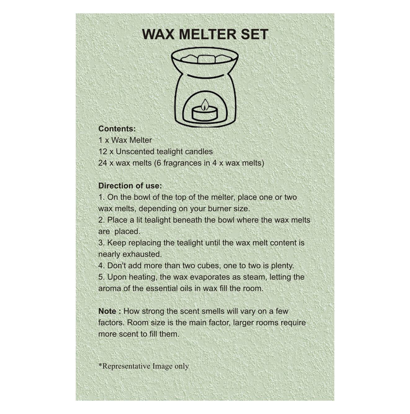 wax melter info leaflet