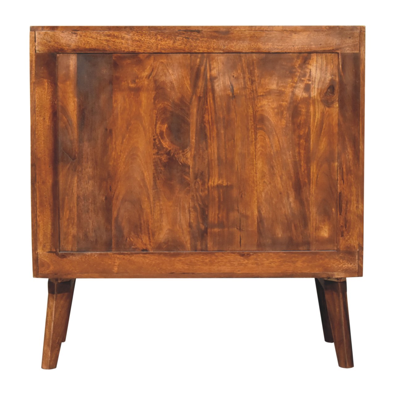 Chestnut Cubed Brass Inlay Cabinet - Image 10