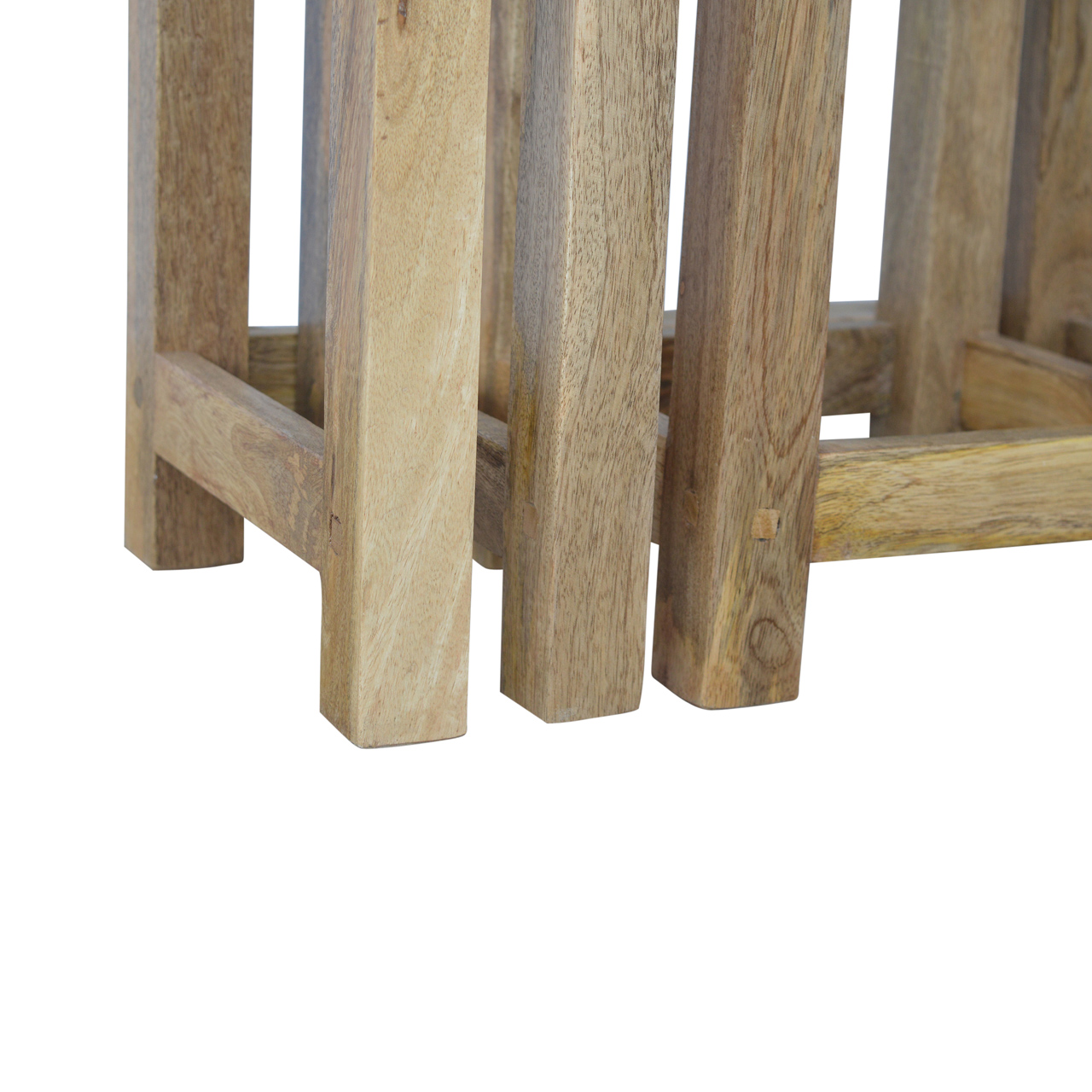 Solid Wood Stool Set of 3 - Image 5