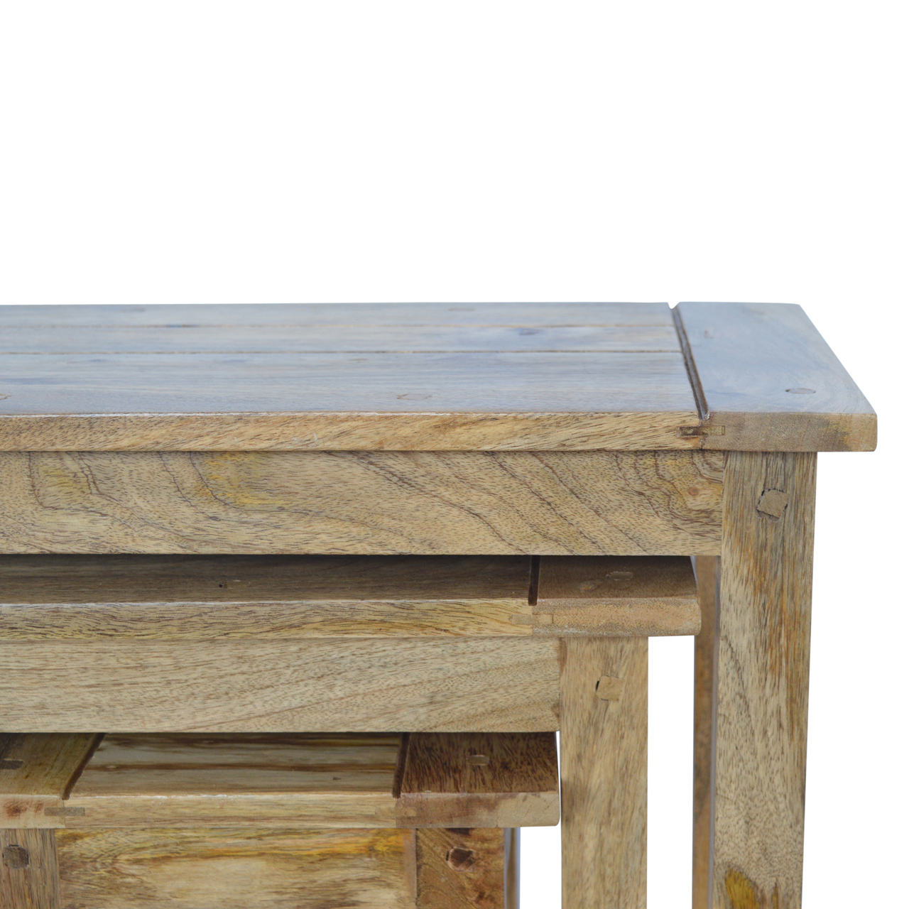 Solid Wood Stool Set of 3 - Image 6