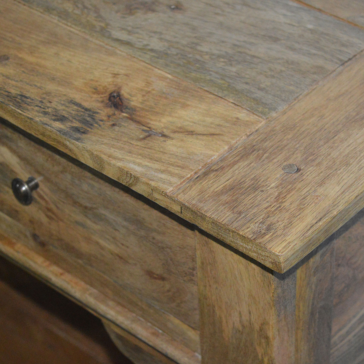 Solid Mango 2 Drawer Console - Image 5