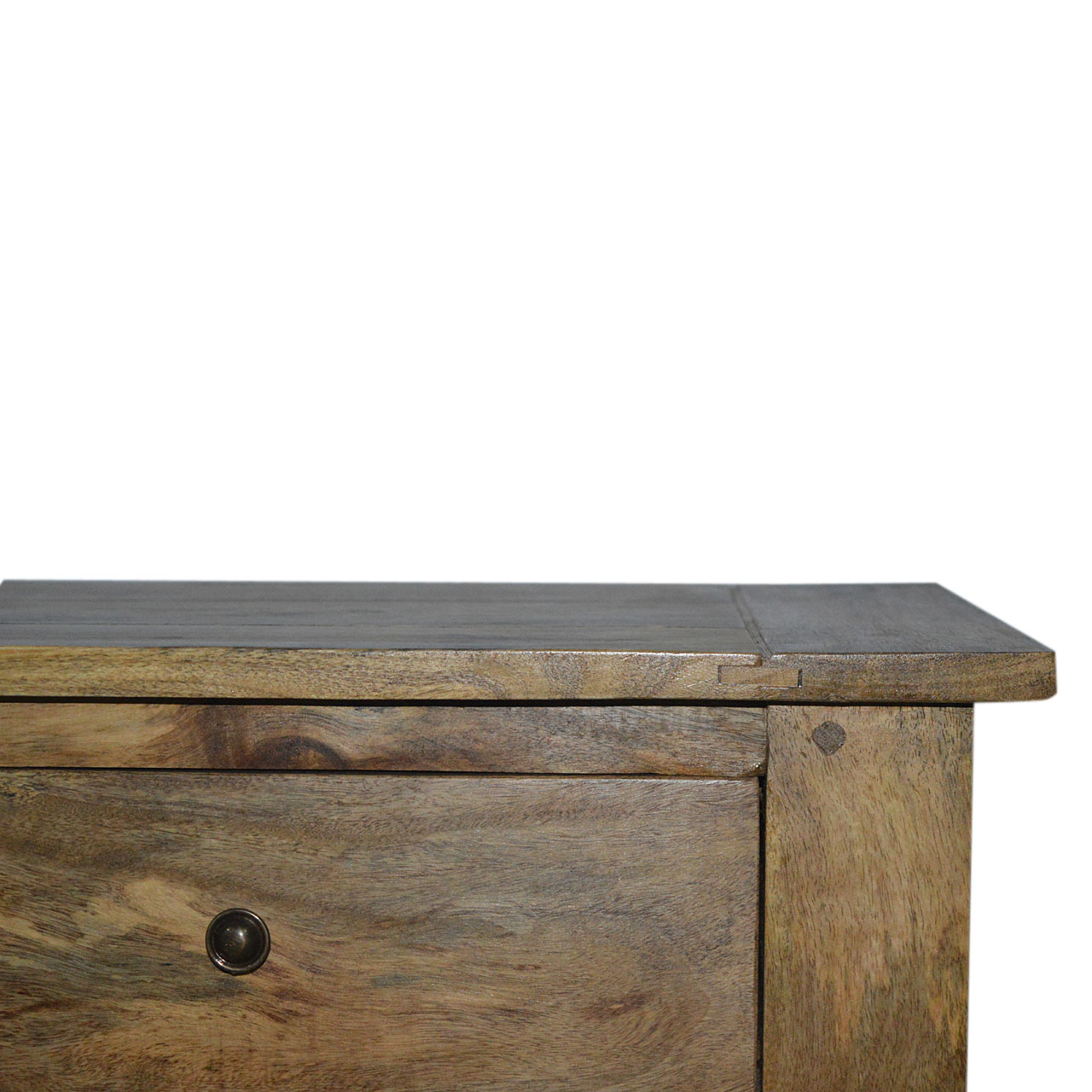 Solid Mango 2 Drawer Console - Image 7