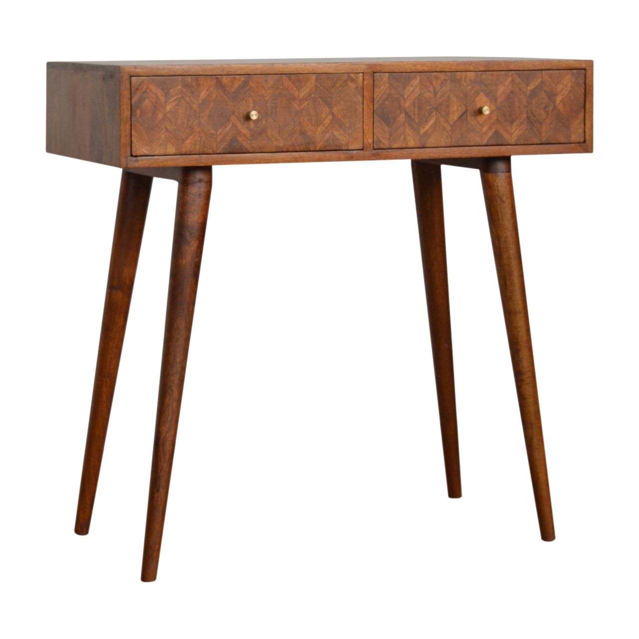 in1009 assorted chestnut console table