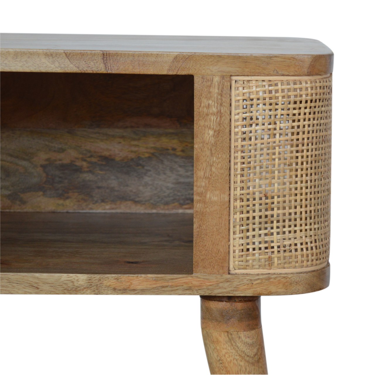 in1140 woven open slot bedside