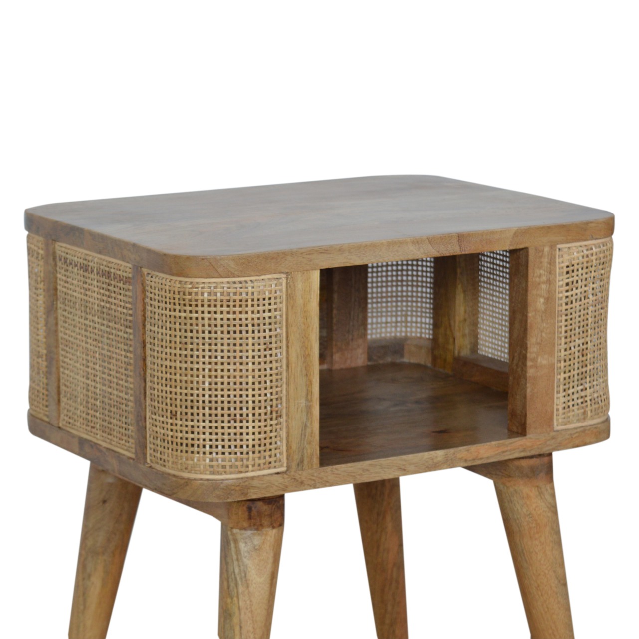 in1140 woven open slot bedside