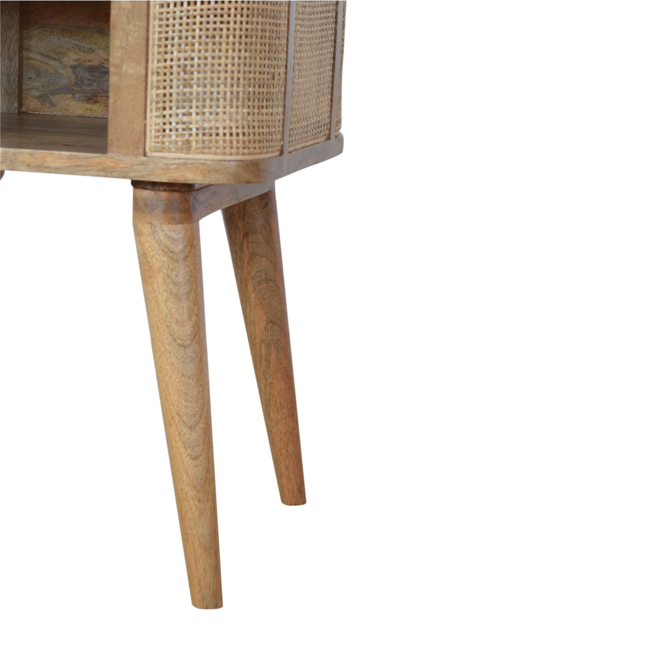 in1140 woven open slot bedside