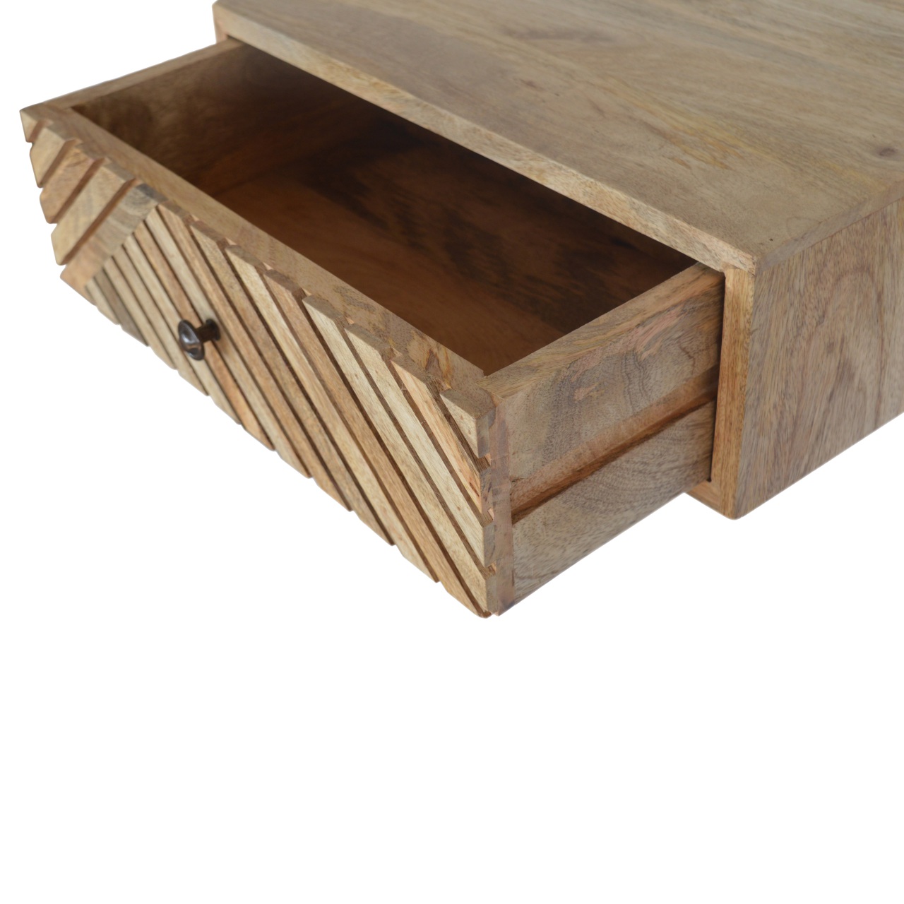 Floating Line Carved Bedside - Image 4