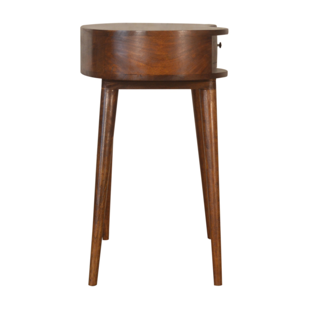 in1489 chestnut rounded writing desk