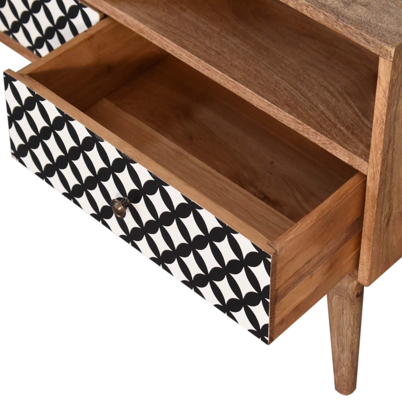 in1513 diamond screen printed tv unit