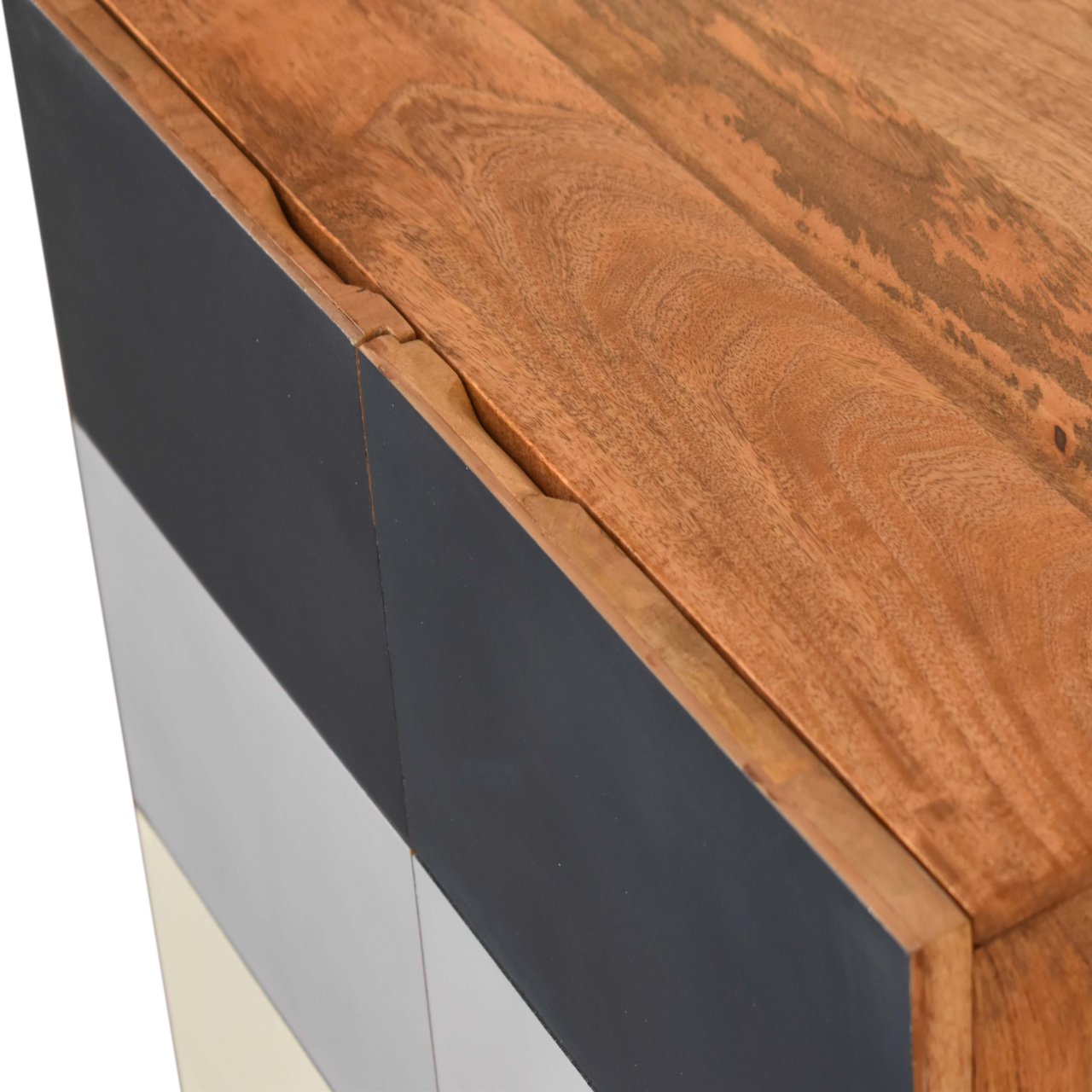 in1574 quebec blue cabinet