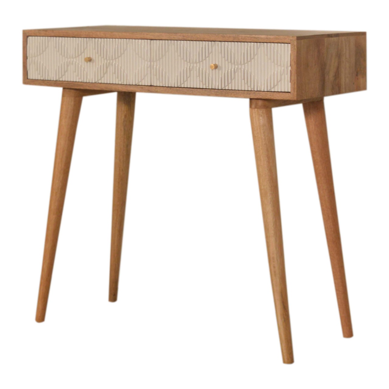 in1595 milan white console table