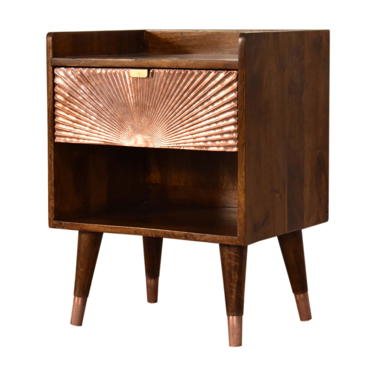 in1623 manila copper 1 drawer bedside