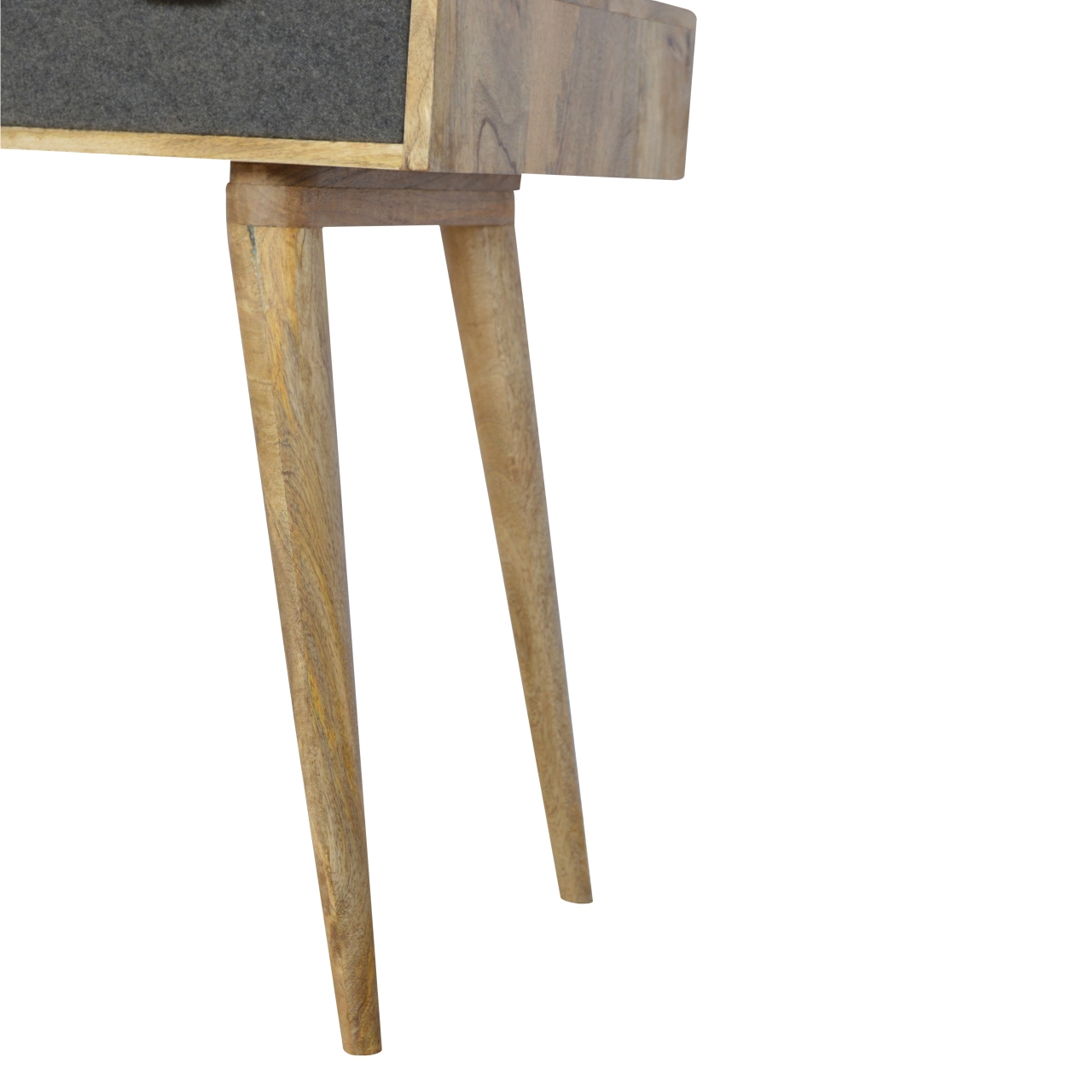 in184 grey tweed writing desk