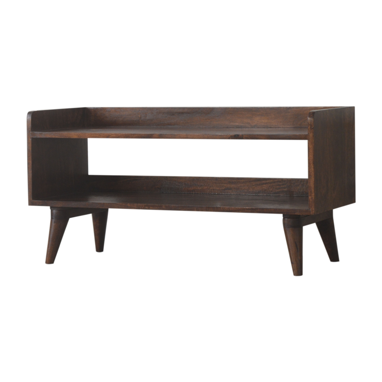 Walnut Nordic Storage Bench - Image 2