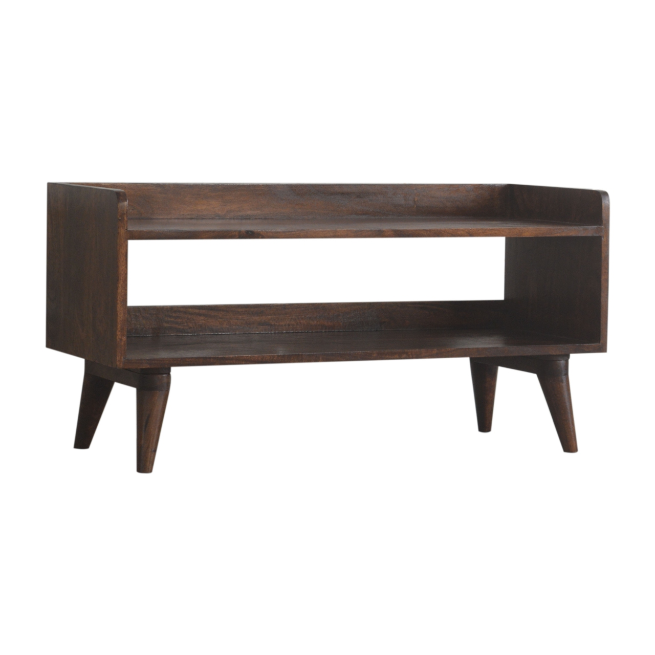 Walnut Nordic Storage Bench - Image 3