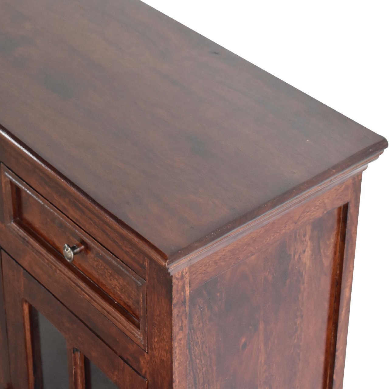 in2110 large cherry sideboard with 4 glazed doors