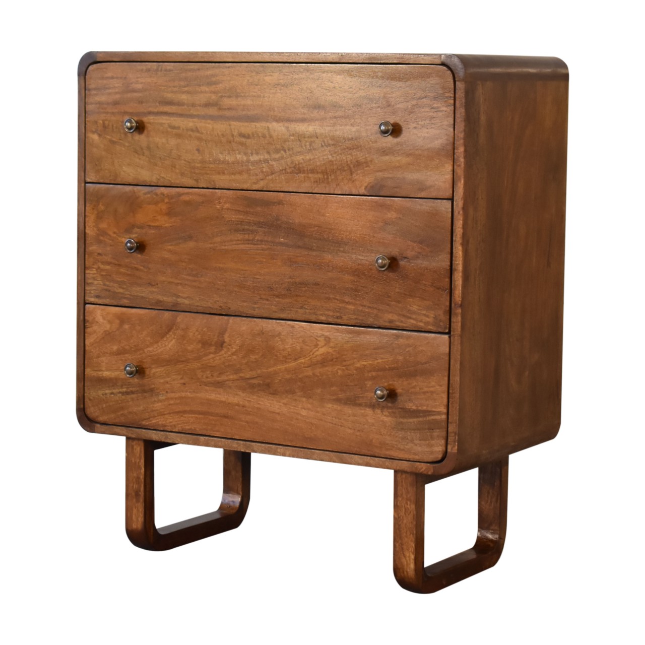 in2118 u curved chestnut chest