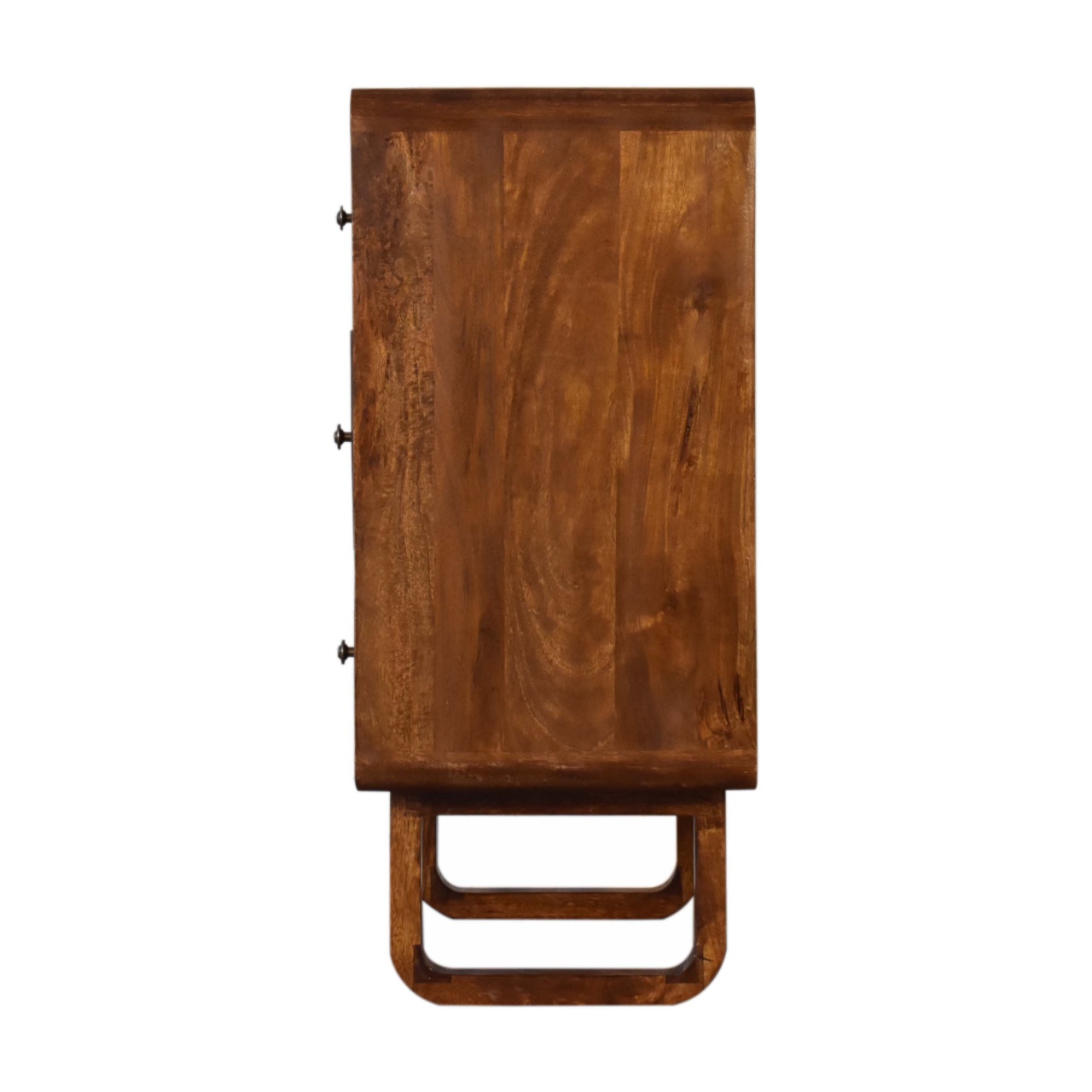 in2118 u curved chestnut chest