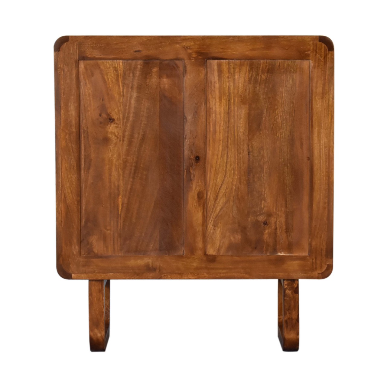 in2118 u curved chestnut chest