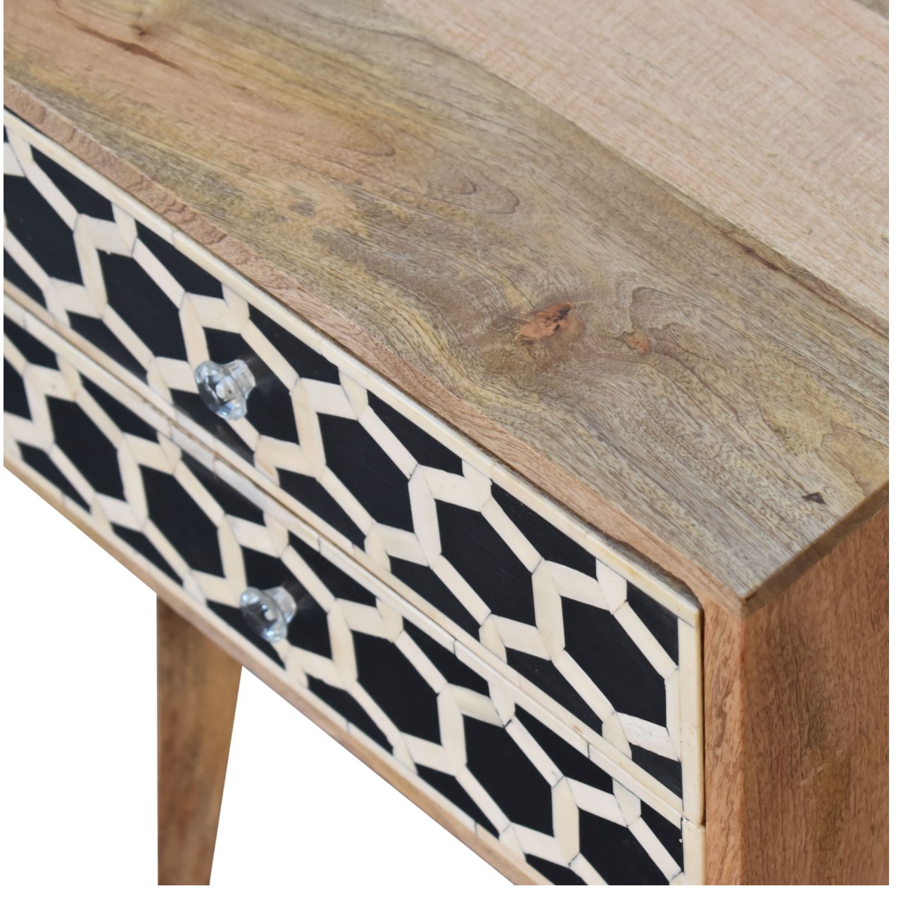 in2130 bone inlay scandinavian style bedside