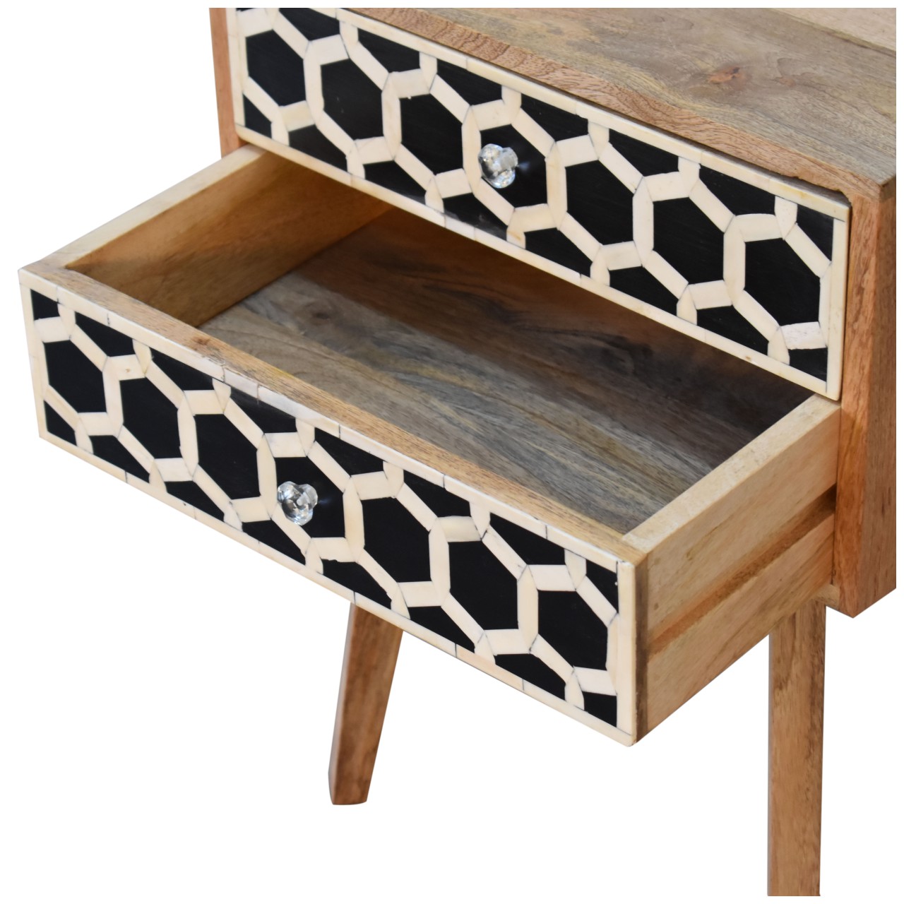 in2130 bone inlay scandinavian style bedside