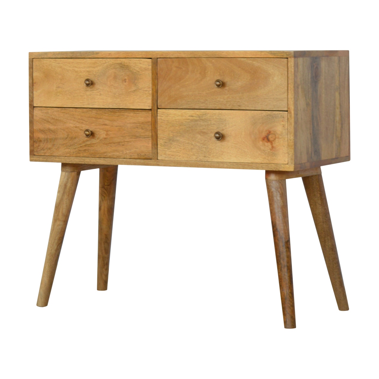 in364 nordic style console table with 4 drawers