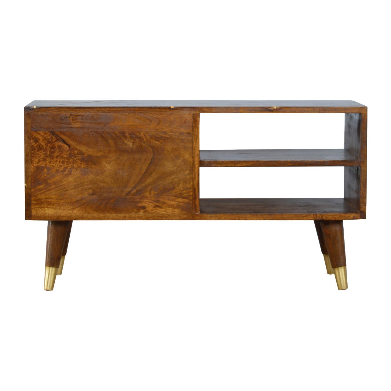 in429 gold geometric chestnut media unit