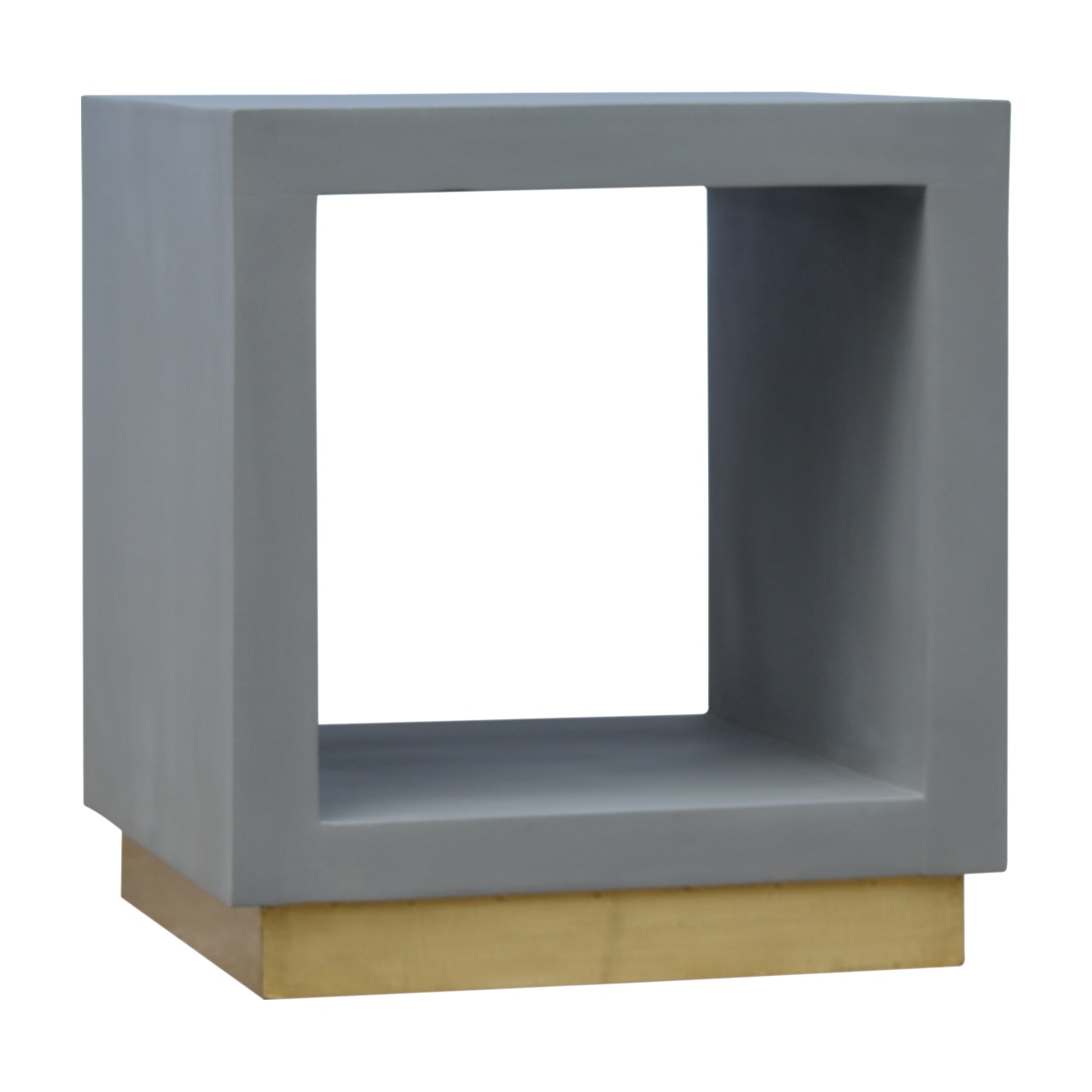 Cement Cube Bedside Table - Image 2