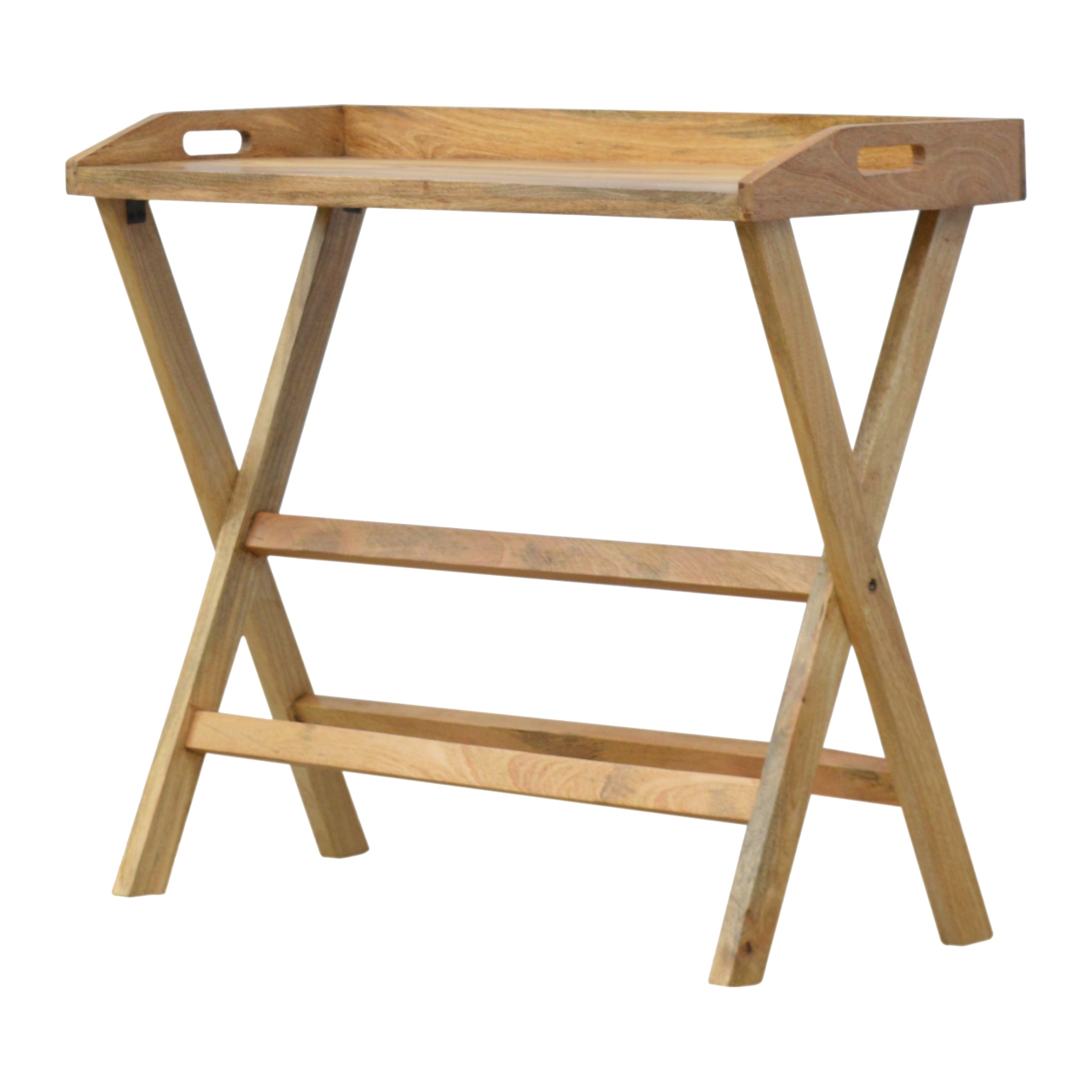 in526 butler style writing desk with foldable legs