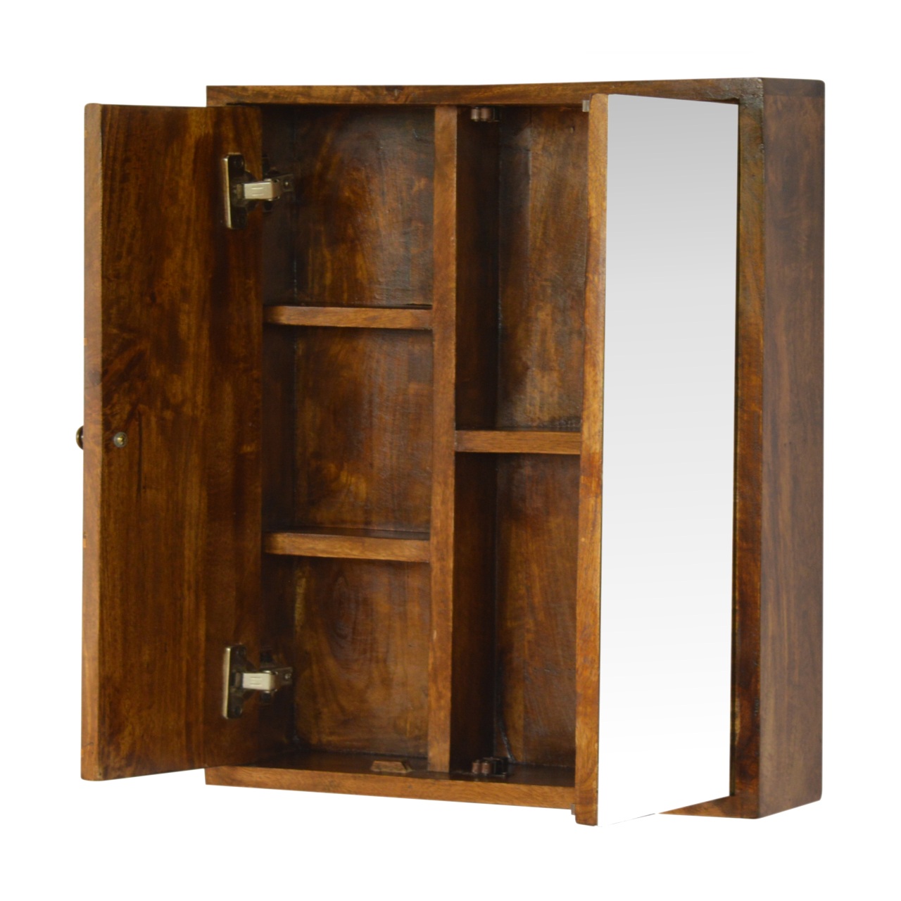 in683 sliding brass inlay wall mirror cabinet