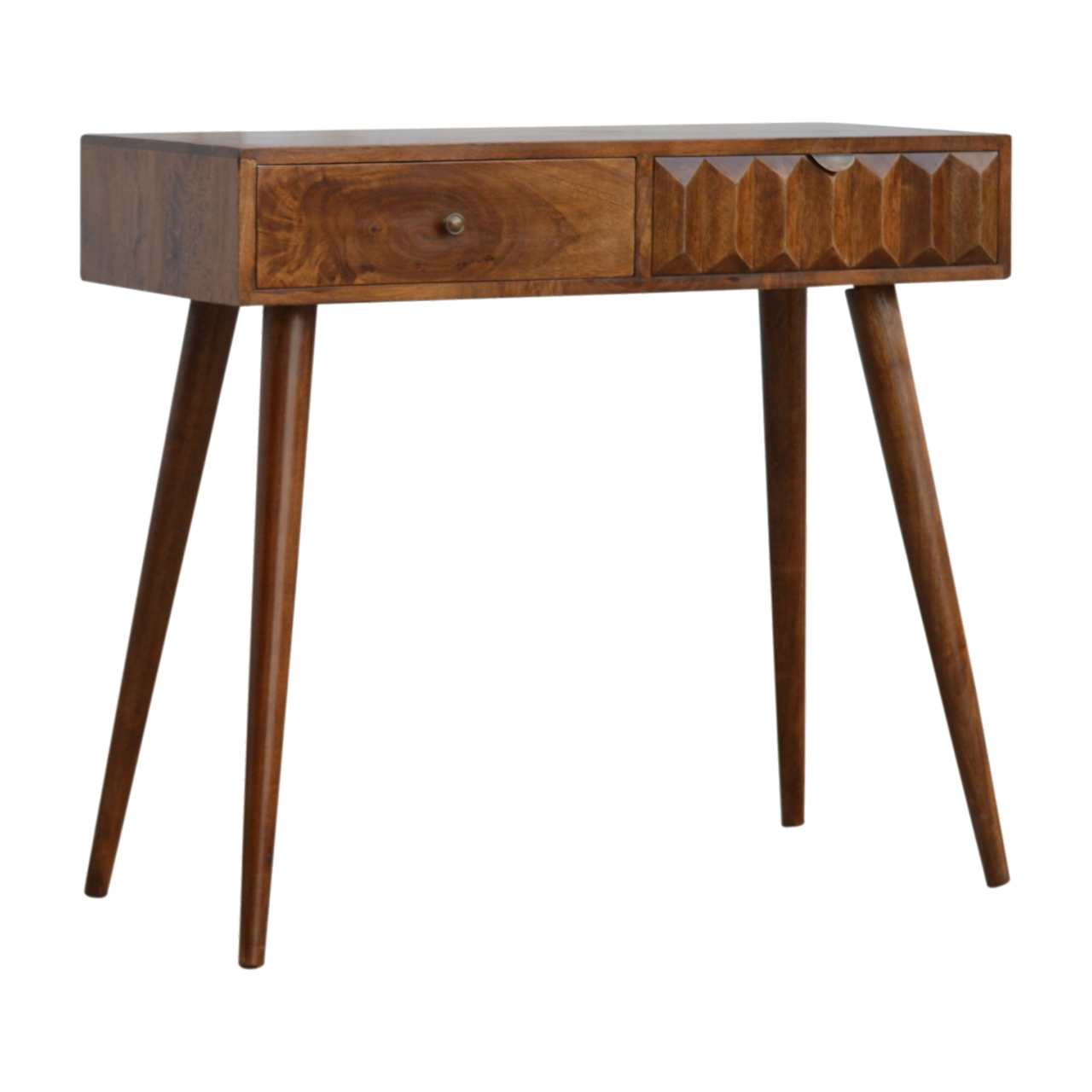 in694 chestnut prism console table