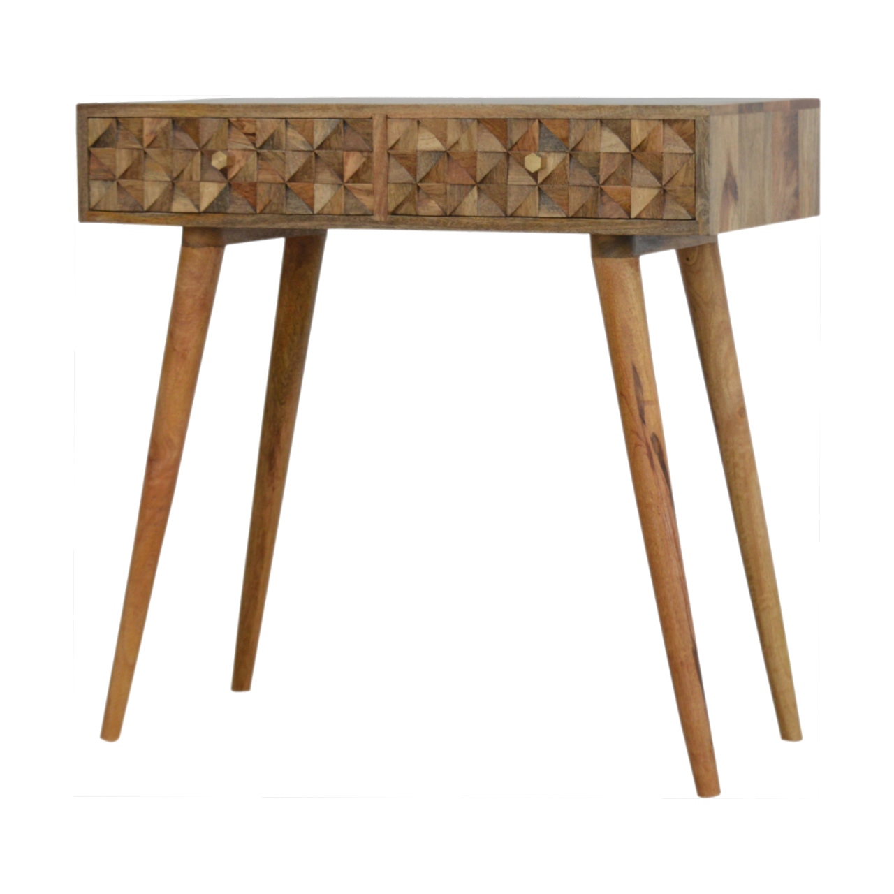 in721 diamond carved console table