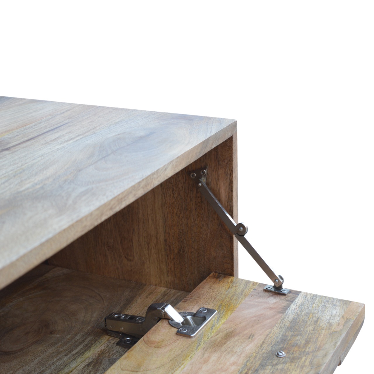 in722 diamond carved storage hallway bench